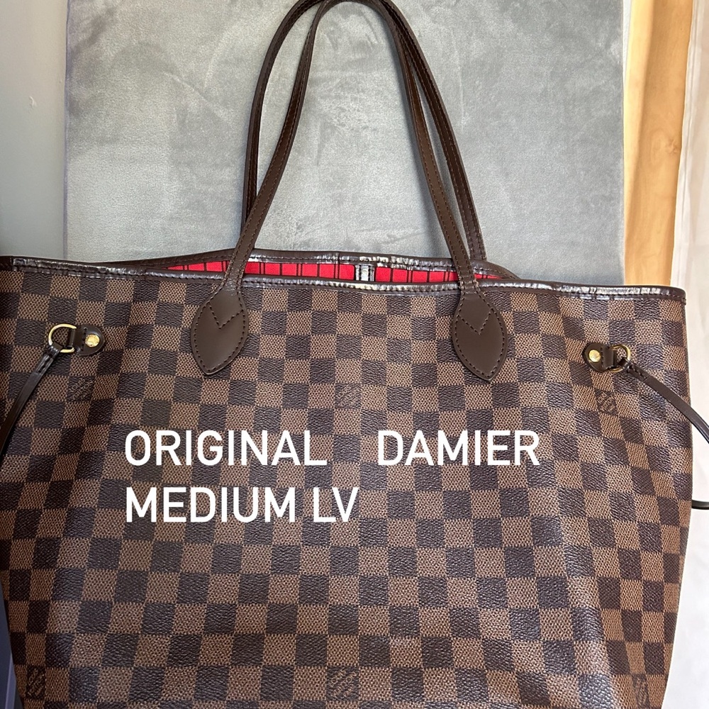 Original Damier Neverfull MM LV bag